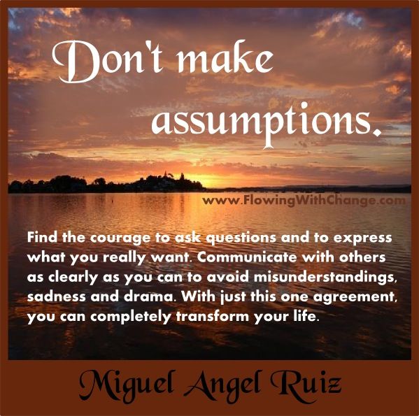 Image result for quotes about people who make assumptions